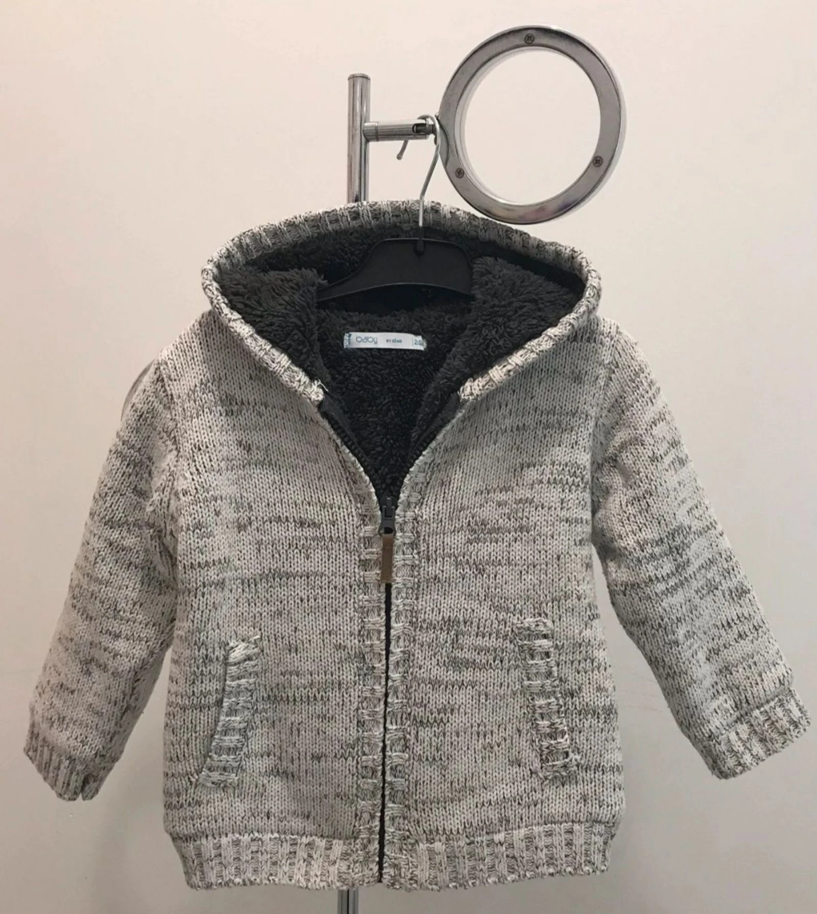 🌟Gilet bébé ultra chaud & tout doux - doublé polaire à capuche – 24 mois- parfait état 🌟